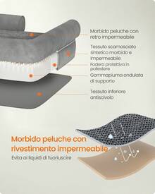 Pet Bed & Crate Mat - 淺灰色 - 查看 5