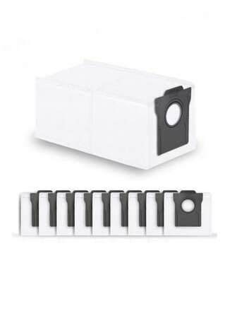 4/6/12 st kompatibla Dreame X40 Ultra/X50 Ultra/Mova E30 Ultra/X40 Pro/X30 Pro Ultra/X30 Pro Plus L10s Pro Ultra L10 S Ultra Gen 2 robotdammsugare, 3,2 l dammpåsar med stor kapacitet, fyrlagers förseglade engångsdammpåsar