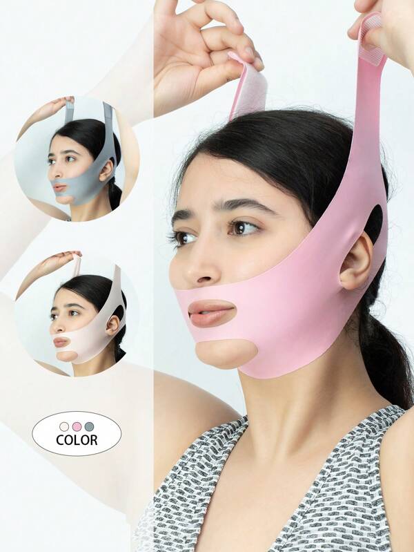 1pc Women Face Mask Bandage Sleep Mask Face Sculpting, Suitable For Daily, Household, Office Or Gym Wear