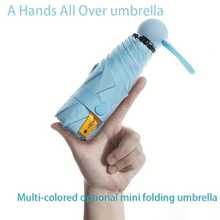 Compact UV-Blocking Mini Umbrella, Capsule Design - Portable & Durable, 6-Rib Fiberglass Structure, Manual Open, Includes Protective Vinyl Case - Ideal For Travel & Unpredictable Weather, Windproof & Rainy Gear | Cute Umbrella Design | Suitable For Travel, Small Umbrella, Pocket Umbrella, Mini Umbrella, Waterproof, UV-Protection, Multipurpose Umbrella, Portable Travel Umbrella