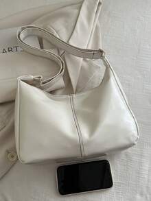 灯芯绒休闲百搭日系单肩斜跨手提包时尚学生简约饺子包