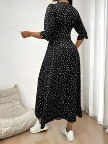 Women Long Dresses - Black - View 2