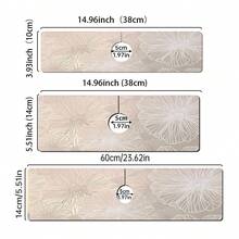 1pc Lotus Texture Anti-Slip Silicone Faucet Drain Mat, Kitchen Sink Drain Mat, Suitable For Various Faucets In Bathroom And Kitchen - Multicolor - View 9