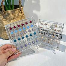 1pcMulti-Compartment Transparent Storage Box - Shell-Shaped Organizer For Nail Art/Earrings/Insect Specimens, DIY Organizer-Jewelry Storage(Styles Will Be Shipped Randomly.)