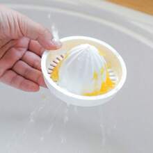 1 件装手动柑橘榨汁机 - 耐用塑料，适合柠檬和橙子，必备厨房工具 - 彩色 - 查看 4