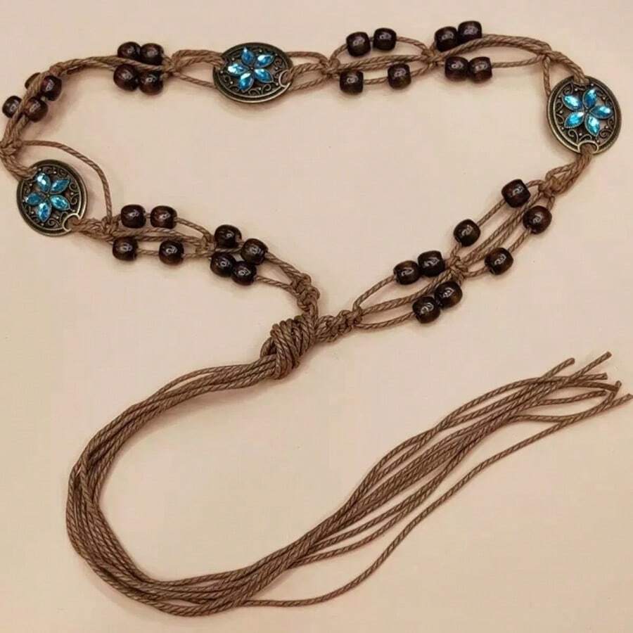 A Free - Spirited Water Waistband For Summer - Blue 5 Diamonds - View 1