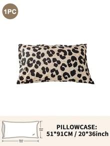 1pc/2pcs/4pcs Leopard Print Pillowcase (Pillow Insert Not Included), Soft & Comfortable, Suitable For All Seasons - Multicolor - View 39