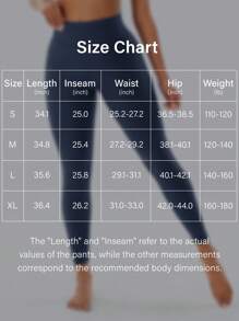 VOYJOY Hidden Butt Scrunch Womens Workout Leggings Butt Lifting 25\" Tummy Control Yoga Pants High Waist Edwine Legging - 海軍藍 - 查看 7