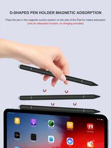 3-In-1 Magnetic Touch Stylus Pen, Capacitive Stylus Compatible With IPad, Apple Phones And Tablets, Universal Handwriting Pen - Multicolor - View 2