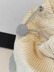 1PC A Shoulder Bag With Customizable Names. Ladies' Large Capacity Multifunctional Shoulder Bag, Hypoallergenic Zipper Shoulder Bag, Makeup Bag, Durable Shoulder Bag For Travel, School, And Commuting - Multicolor - View 4