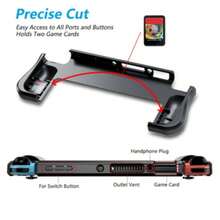 1 件 Switch OLED 人体工学软 TPU 保护壳，带 2 个卡槽，防震、防刮、握感舒适、防滑、热塑性聚酯纤维，兼容底座，透气设计，黑色和白色