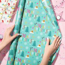 Christmas Wrapping Paper Design With Gingerbread Man And Candies, Cute Cartoon Style Holiday Wrapping Paper, High-Quality Paper Material With Clear Printing And Vibrant Colors, Suitable For Children's Party Gift Boxes, Family Christmas Gift Exchange, Christmas Tree Decoration, DIY Gift Wrapping, And Various Occasions To Enhance The Holiday Atmosphere, Ideal For Family Gatherings, Kindergarten Activities, And Holiday Gift Packaging