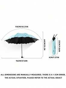 1PC Sunny And Rainy Umbrella, Travel Umbrella, Outdoor Sunscreen Umbrella, Summer Sunshade Umbrella, Windproof Sunscreen Umbrella, Compact Mini Umbrella - Waterproof Portable Lightweight UV Protection Windproof Easy To Carry Casual Folding Design With Carrying Bag - Great For Outdoor Activity, Travelling And Everyday Use, Spring Summer Picks,Brides Maid Gifts,Room,Bedroom Decor,Beach,Travel,For Men,For Women,Vacation,Cute Stuff - Multicolor - View 4