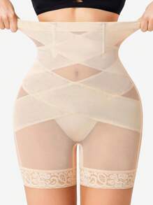 Kumayes Short taille haute pour femme, couleur unie, simple et élégant, en tissu doux et respirant, doux pour la peau, contrôle du ventre, cintrage de la taille, rehaussement des hanches, pour un usage quotidien