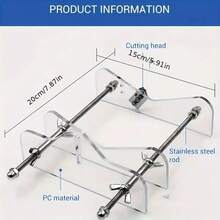 1 Set High-End Glass Bottle Cutter Tool, DIY Glass Cutting Tool For Beer And Wine Bottles, Craft - Transparent - View 4