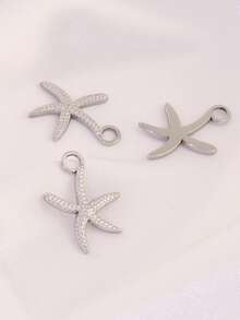 3pcs Stainless Steel Starfish Pendant Findings 18K Gold Plated Ocean Starfish Charms For DIY Jewelry Making Supplies Accessories - Pendants - View 20