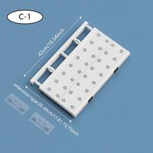 Mensola regolabile in tensione per mobiletto - Organizer salvaspazio estensibile, in plastica resistente con appendimento sopra porta e design estraibile | Unità di scaffalatura per armadio, dispensa, bagno, organizzatore per dormitorio universitario