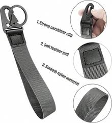 Universal Wrist Key Lanyard| Hands-Free Anti-Loss Strap, Adjustable & Unisex For Sports, Work & Outdoors - 灰色 - 查看 5