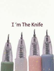 1/7 Piezas/Set Cuchillo de utilidad artístico para pegatinas, scrapbooking, herramienta de corte, caja de envío, cuchillo, útiles escolares, manualidades DIY, útiles escolares, vuelta al cole