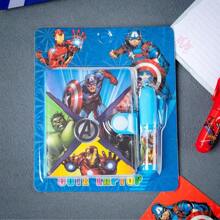 Disney 1/2 buc Caiet cu desene animate Disney, Caiet pentru studenți, Caiet Marvel Set cu pix, Papetărie cu pandantiv, Carte de materiale, Blocnotes, Papetărie școlară, Premii pentru studenți, Blocnotes pentru petreceri, Rechizite de papetărie școlară, Specific biroului, Pix pentru examen