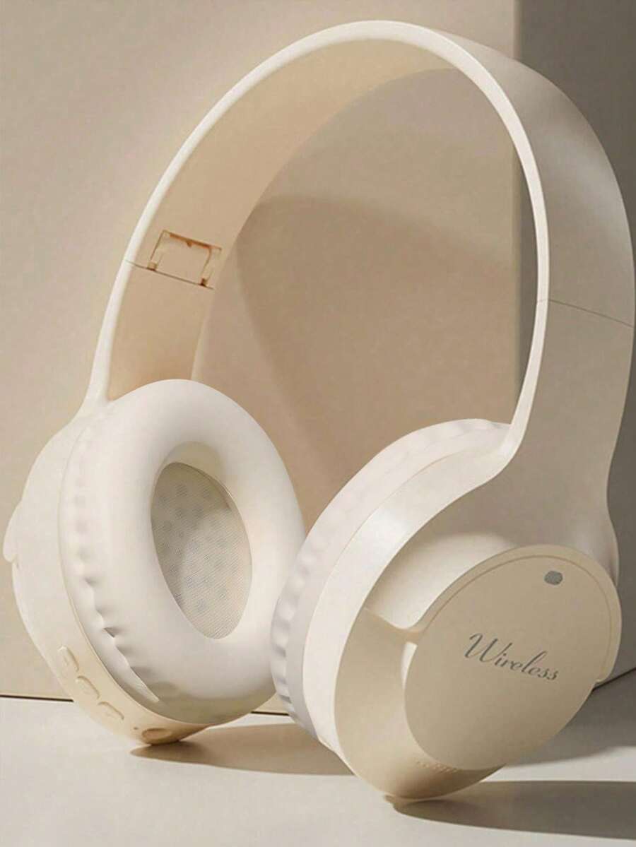 New Retractable Foldable Wireless Headphones, HIFI Stereo Bass, Long Battery Life, Cheap Gift, Explosion Model, Suitable For Gaming, Mobile Phone, Sweat-Resistant With Mic, Full Compatibility, Low Latency