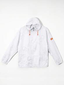 女士轻薄夏季防晒外套，带口袋的薄款连帽长袖防晒衫 - 白色 - 查看 2