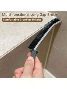 1 pièce/2 pièces Brosse de nettoyage des joints multifonction, convient pour les joints de carrelage, les lignes de sol de douche et le nettoyage de surfaces multiples