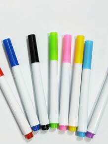 1 Set/7 piezas Tableta de dibujo reutilizable con luz, tableta de dibujo fluorescente para el cuidado de los ojos, incluye bolígrafo borrable