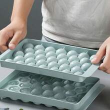 Ice Cube Mold, Homemade Frozen Ice Mold, Household Ice Cube Ice Box With Cover - 彩色 - 查看 10