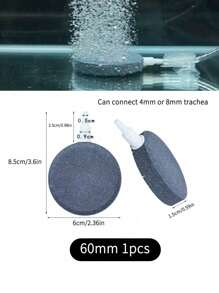 1 Piece Aquarium Air Bubble Stone, Variety Of Sizes Available, Aquarium Pump Bubble Disk, Oxygen Plate, Air Diffuser