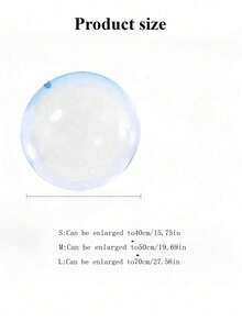 1pc Extra Large Inflatable/Water Filled Transparent Bouncy Bubble Ball - Multicolor - View 2
