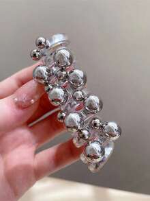 1 件/2 件女士优雅仿珍珠电话线发圈、马尾辫发夹、波西米亚风格发饰、发圈、发绳 - 彩色 - 查看 8