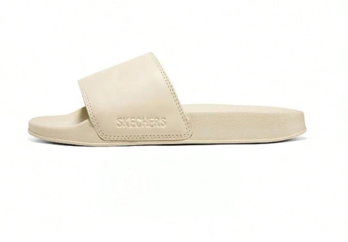 Skechers New Style Breathable Non-Slip Shoes Women's Slippers - Beige - View 1