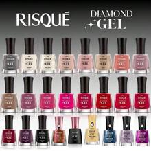 Risqué Risque Diamond Gel Nail Polish Various Colors Wholesale Resale - Choose Your Color - ROJO CEREZA - Ver 2
