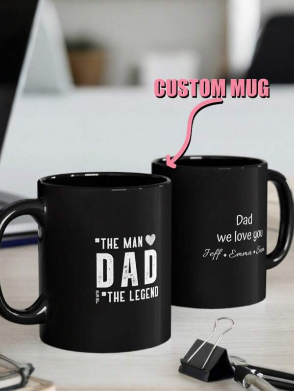 1 pieza Taza personalizada de 11 Oz/15 Oz, regalo personalizado, se puede imprimir foto para regalo de Día de la Madre/Cumpleaños/Acción de Gracias, regalo cálido para hombres y mujeres, modelo universal, regalo preferido para familia/campus/festividades, taza creativa para enviar a amigos y familiares, regalo ideal para él, regalo ideal para ella, el regalo ideal para la familia, aniversarios, Día de San Valentín, Día de la Madre, cumpleaños, Día de los Niños, Día del Padre, ceremonia de graduación, boda