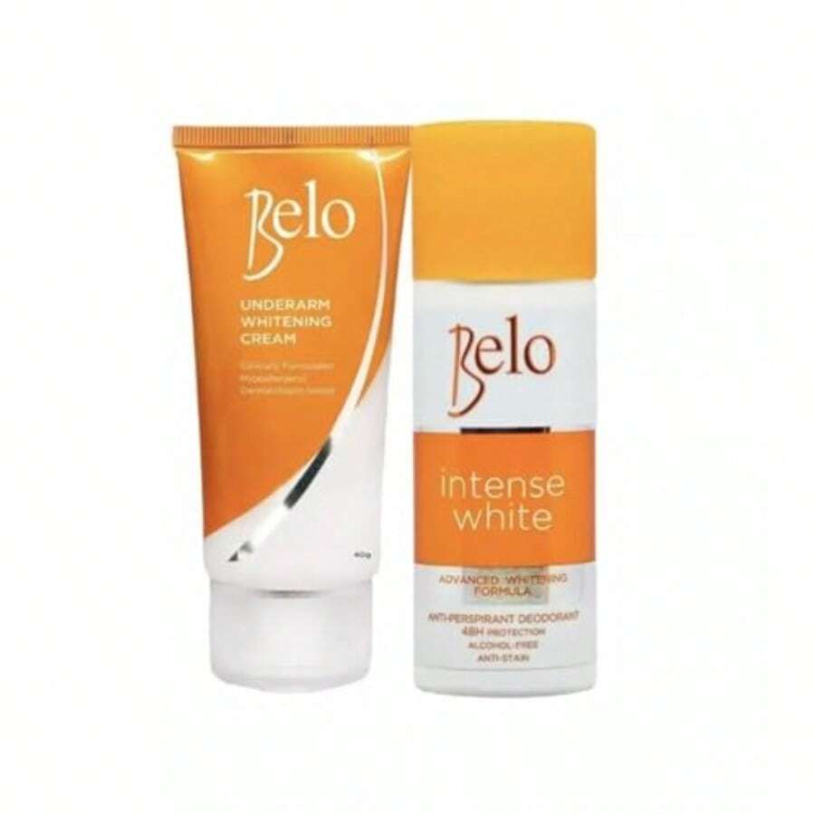 Underarm Whitening Cream And Intense White Deodorant Set 40g Cream 48H Protection AlcoholFree - as pic - View 1