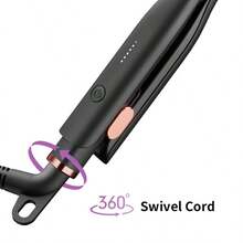 PinkSings Plancha de pelo plana mini de 15 mm, alisador tipo lápiz, adecuado para cabello corto, mini alisador de cabello con placa flotante y función de apagado automático - Ver 10