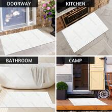 Floral Boho Welcome Door Mats Doormat Outdoor Indoor Entrance, Indoor Door Mats For Entryway, Entrance Door Mat, Non-Slip Rubber Backing Doormat Low Profile Welcome Door Mat For Entryway Indoor Outdoor Rug For Front Door, Entrance, Kitchen,Yard-16"X24", 18"X30" - 紫色 - 查看 7