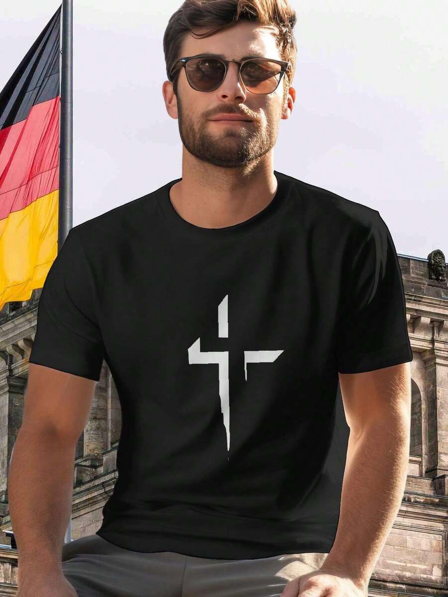Men T-Shirts - Black - View 1