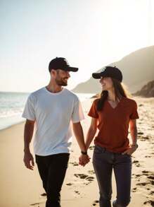 1 Pc Letter A-Z Men's Black Hard Top Stylish Baseball Cap Woman's Couple's New Design Casual Street Versatile Sun Protection Visor Hat Breathable Sweat-Absorbing Outdoor Sports Cap