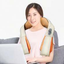 Shiatsu Back Shoulder And Neck Massager, Ideal For Gift Giving, Best Gift For Women, Men, Moms, Dads For Pain Relief - Màu be - Xem 1