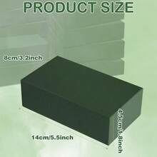 1 Pack Green Dried Round Floral Foam Half Spheres - Reusable, Easy-To-Cut Craft Foam Blocks For DIY Arrangements, Weddings, Parties, Home Decor - Seasonal Floral Foam For Artificial Plants