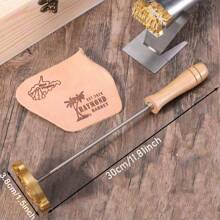1 Stück benutzerdefinierter Messinglogostempel - personalisierter Brandstempel für Leder, Holz, Backen und mehr - Prägewerkzeug für Handwerksprodukte, Schulmaterial, Schulanfang