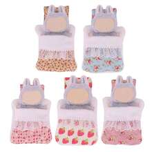 17cm (Schlafsack+Kissen), süße sitzende 1. und 2. Generation Puppenausstattung, Party Sammlerpuppen Zubehör, Puppensch lafsack, herzerwärmende Makronen, süße kleine Charakter Dekoration (ohne Puppen)