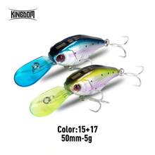 Kingdom Crazy Crankbaits Slow Sinking Fishing Lures Mini Minnow Swing Small Cranks Hard Baits 5g 50mmm Wobblers Fishing Tackle 1pc 2pcs 3pcs 6pcs
