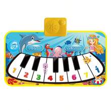 Thảm chơi âm nhạc cho trẻ em - Thảm đàn piano in hình dấu chân khủng long, Thảm chơi nhạc, Thảm đàn piano chân cho bé, Thảm tập bò âm nhạc giáo dục sớm, Thảm đồ chơi nhảy múa âm nhạc cho trẻ nhỏ, Thảm đồ chơi bàn phím đàn piano cho trẻ em, Quà tặng trò chơi tương tác giữa cha mẹ và con cái, Thích hợp cho bé trai và bé gái từ 3 tuổi trở lên, Quà tặng sinh nhật, lễ hội hoàn hảo cho trẻ em. - Nhiều màu - Xem 5
