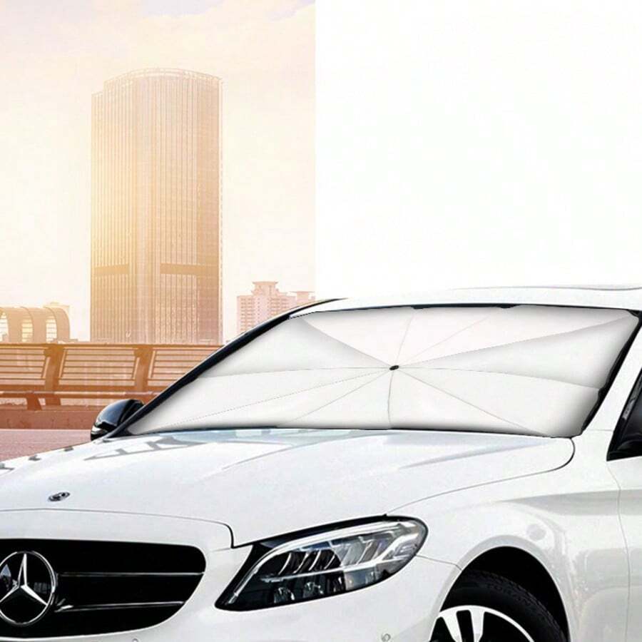 Car Windshield Sun Shade, Portable Foldable Sunshade For Summer
