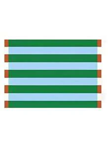 Nordic Dopamine Patterned PU Placemats, Waterproof, Oil-Resistant, Easy To Clean, Cute Girls Style, Heat Insulation Mat, Coasters For Dining Table