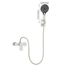 YUNRUX Bathtub Faucet Thermostat Bath Faucet Tap Bathroom Mixer Tap Shower - Silver - View 3