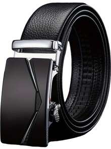 男士休闲腰带，时尚腰带，男士自动扣腰带，合金扣，韩版时尚男士腰带，纯休闲新款，适合中青年，商务休闲皆宜，可作为礼物送给朋友和父亲，精美礼品腰带，豪华包装，休闲、商务、男友、丈夫、父亲、爸爸等男士礼物